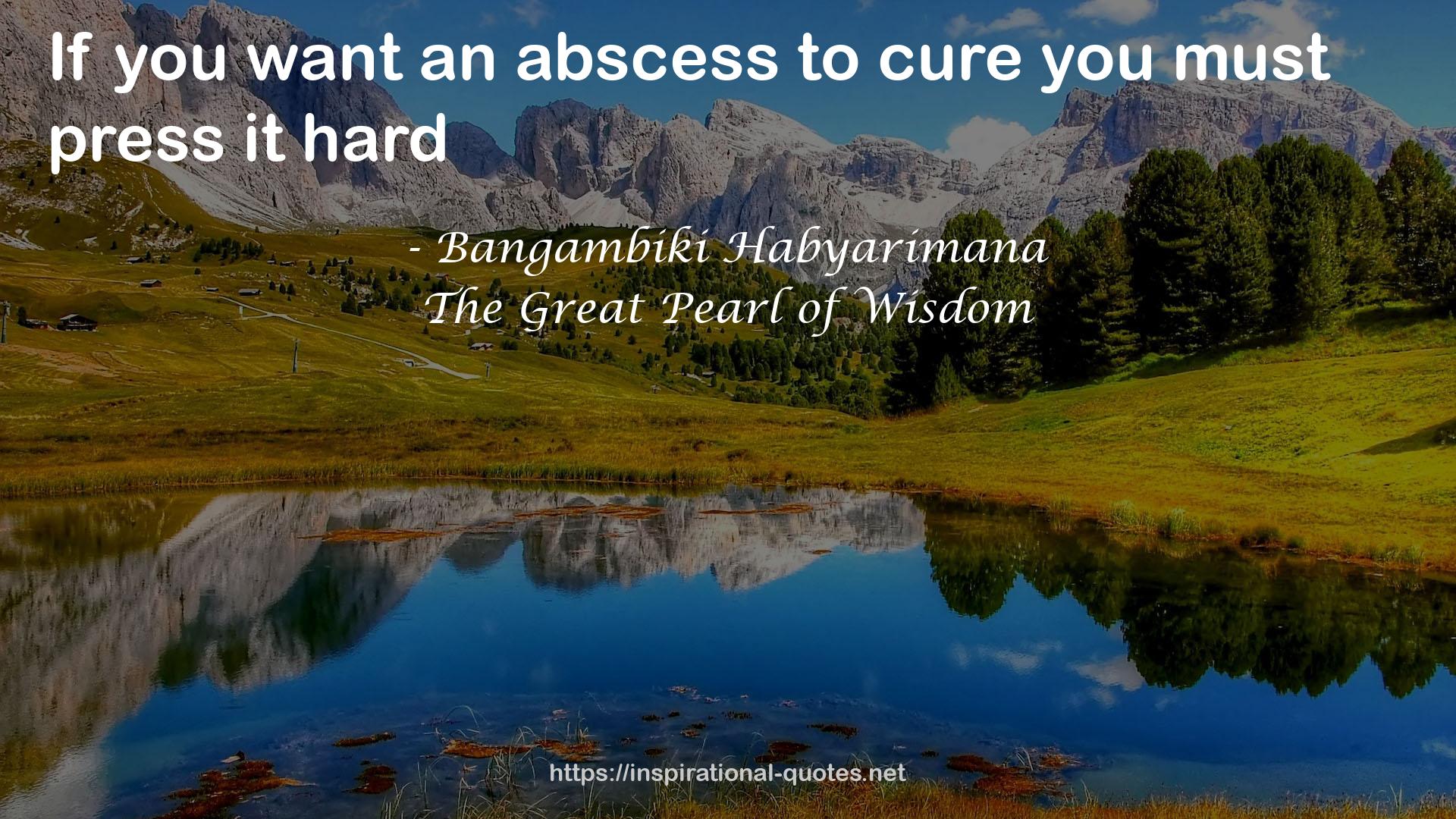 abscess  QUOTES