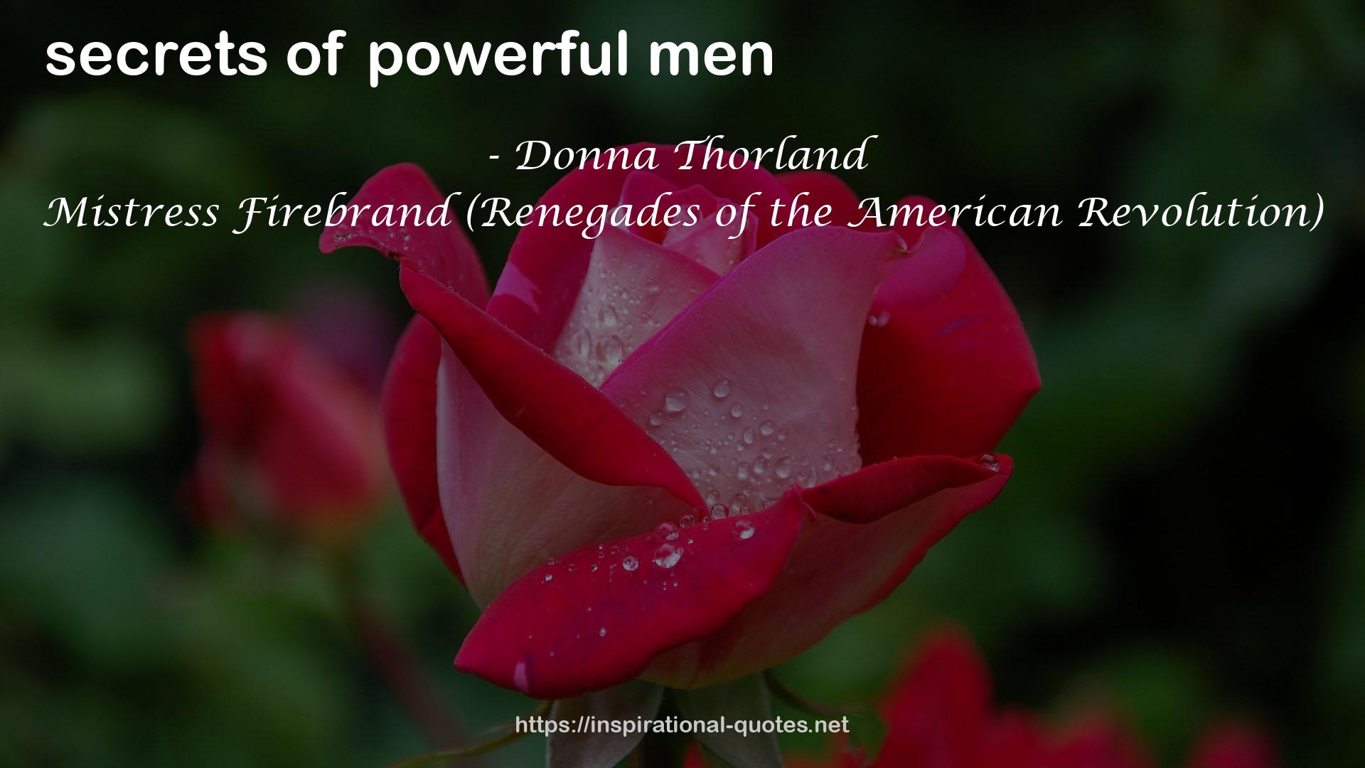 Donna Thorland QUOTES