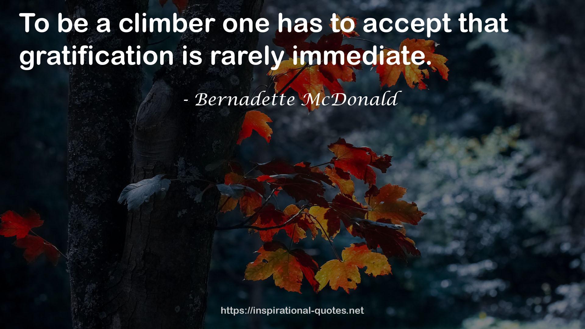 Bernadette McDonald QUOTES