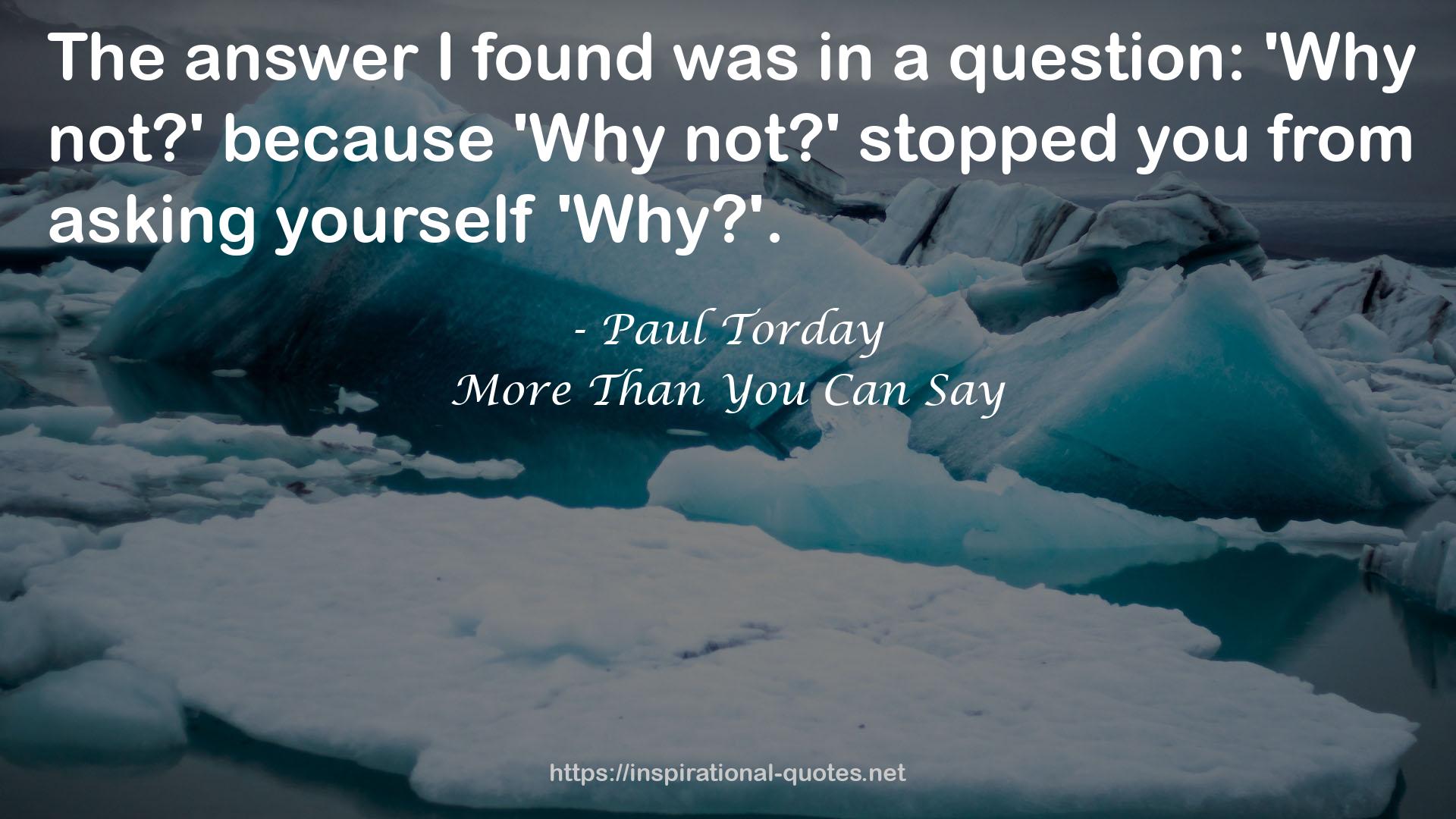 Paul Torday QUOTES