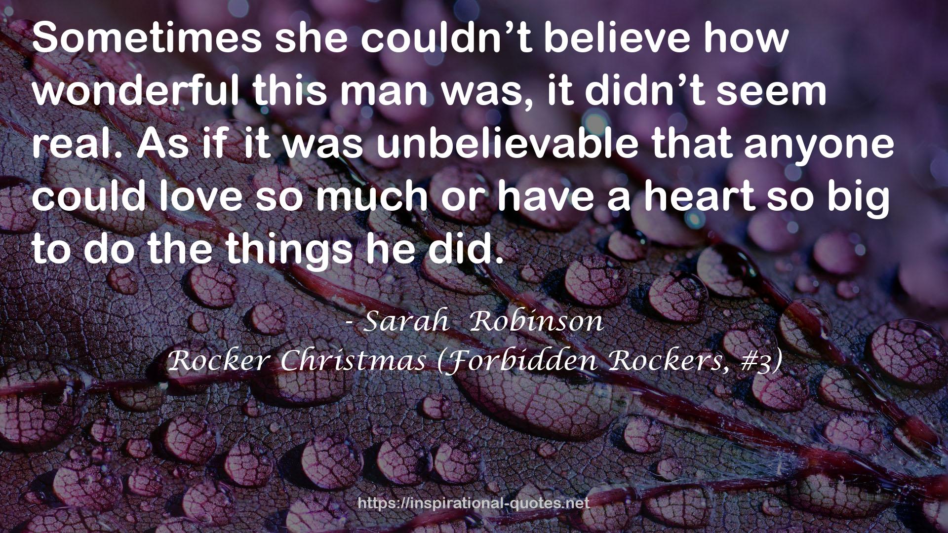 Rocker Christmas (Forbidden Rockers, #3) QUOTES