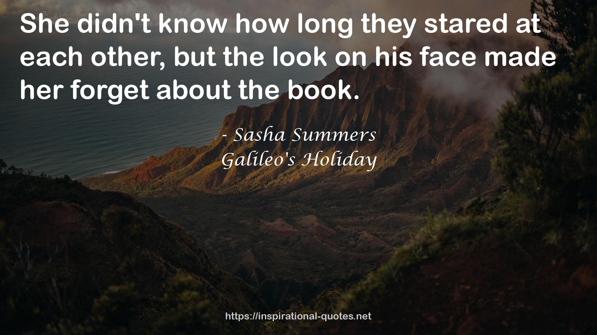 Galileo's Holiday QUOTES