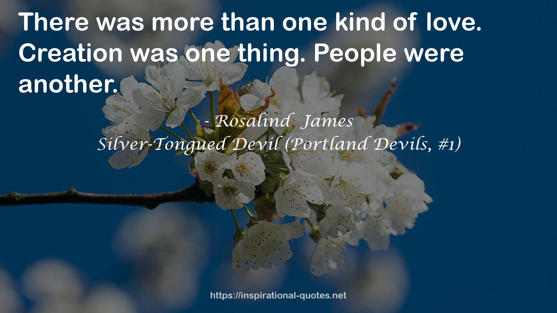 Silver-Tongued Devil (Portland Devils, #1) QUOTES