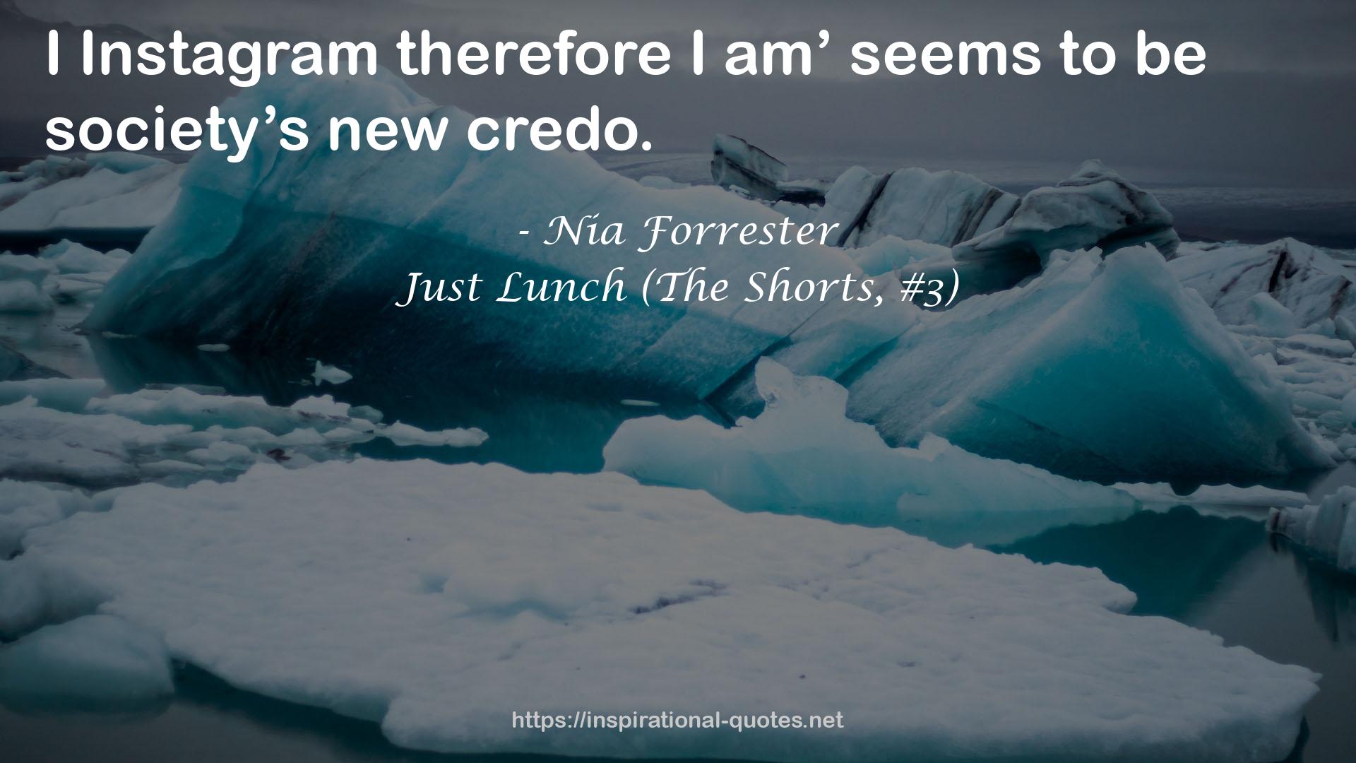 Just Lunch (The Shorts, #3) QUOTES