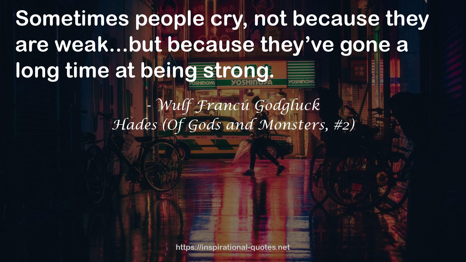 Hades (Of Gods and Monsters, #2) QUOTES