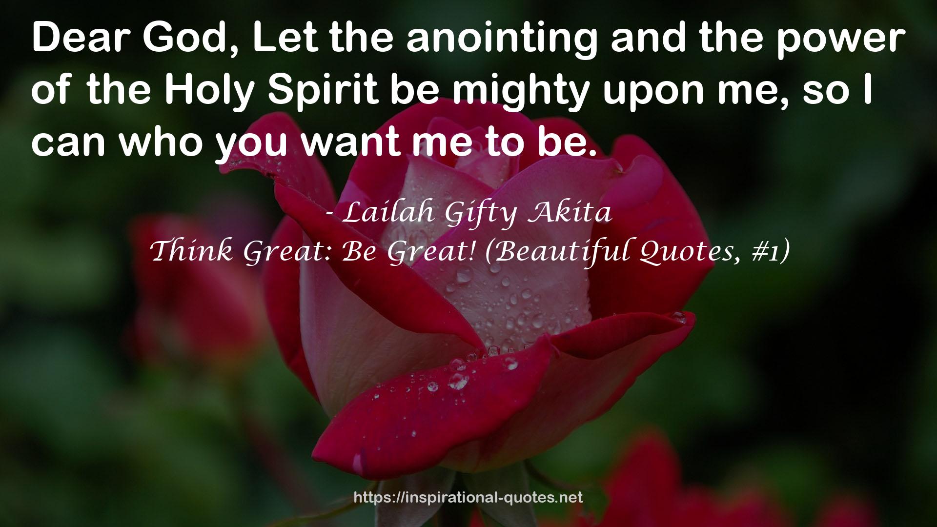 the anointing  QUOTES