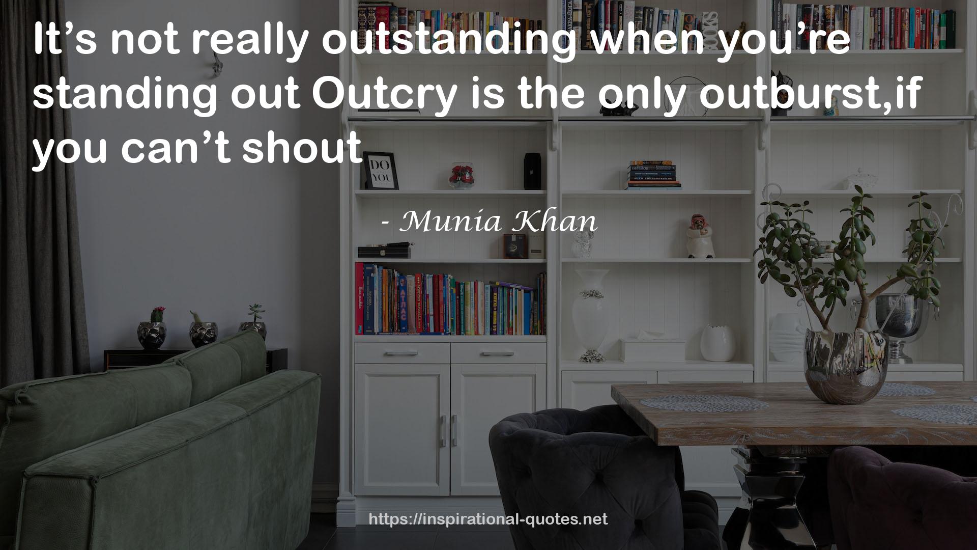 outOutcry  QUOTES