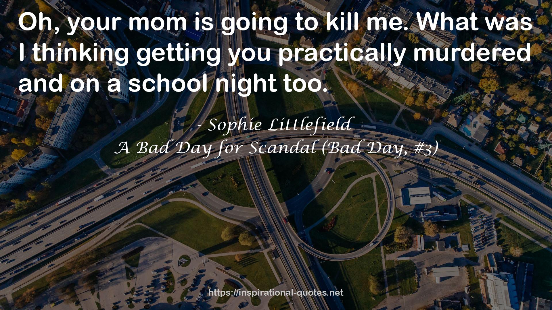 A Bad Day for Scandal (Bad Day, #3) QUOTES