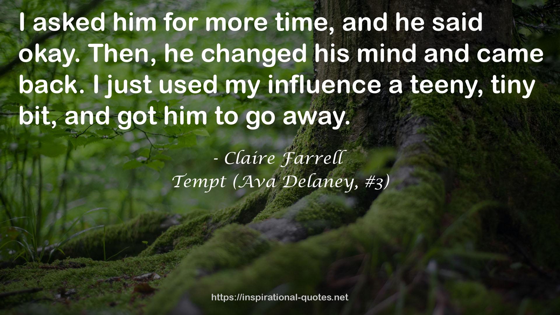 Tempt (Ava Delaney, #3) QUOTES