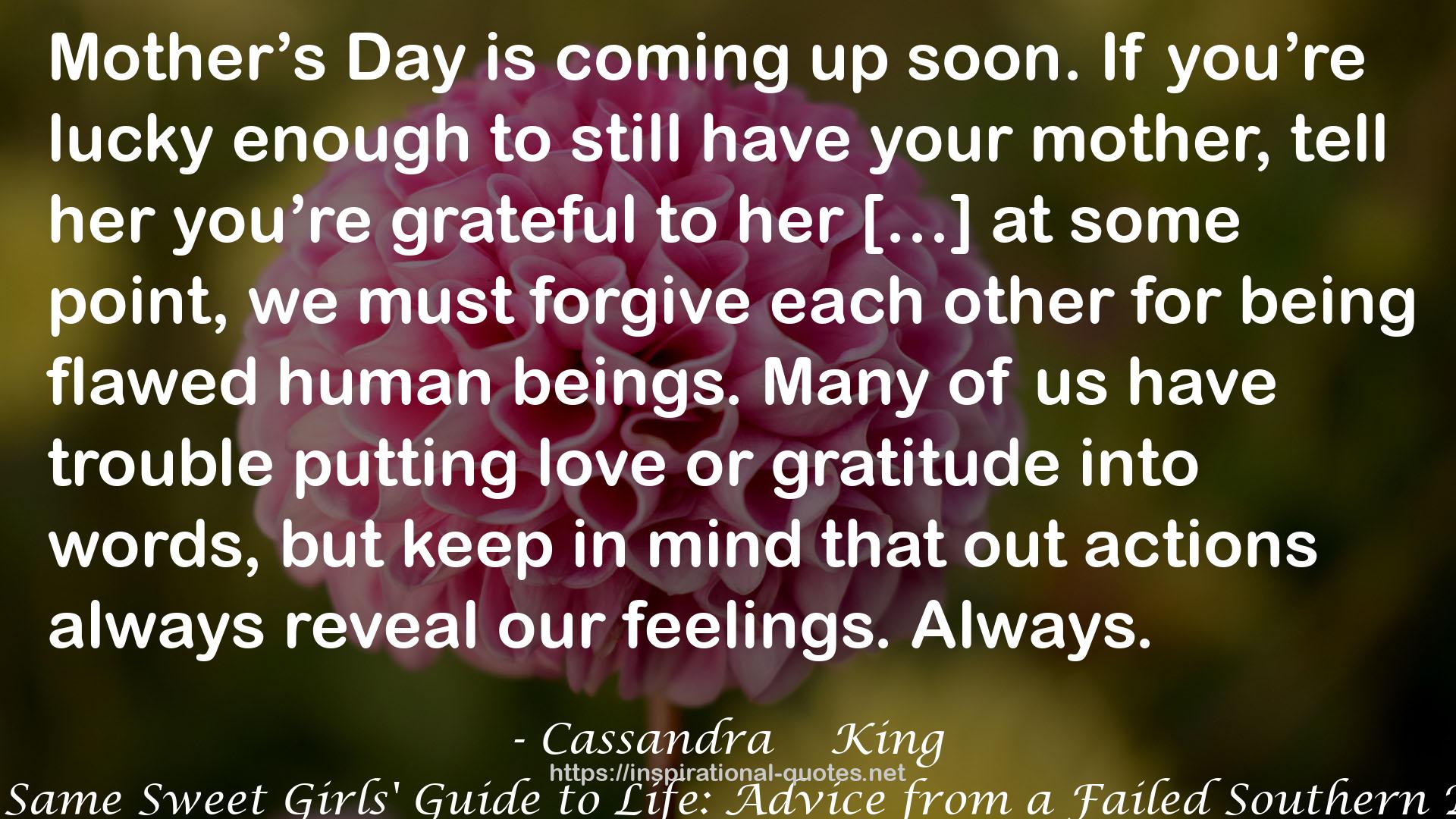 Cassandra    King QUOTES