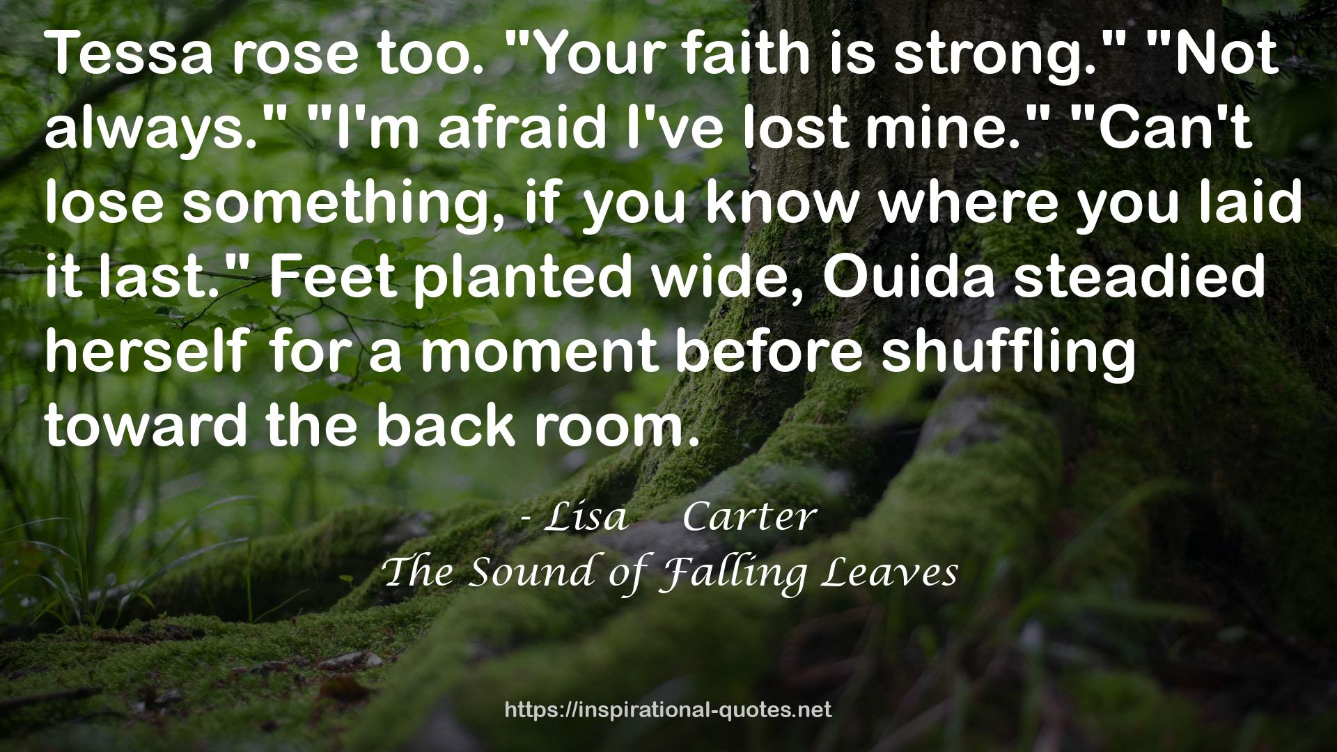 The Sound of Falling Leaves QUOTES