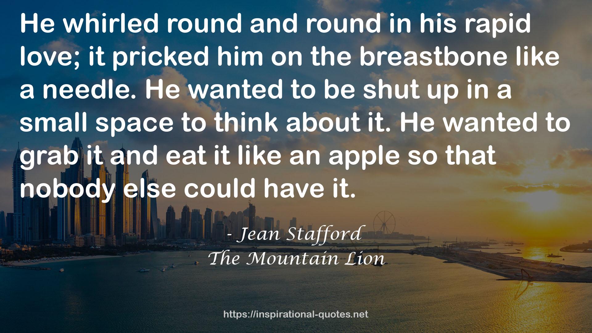 The Mountain Lion QUOTES