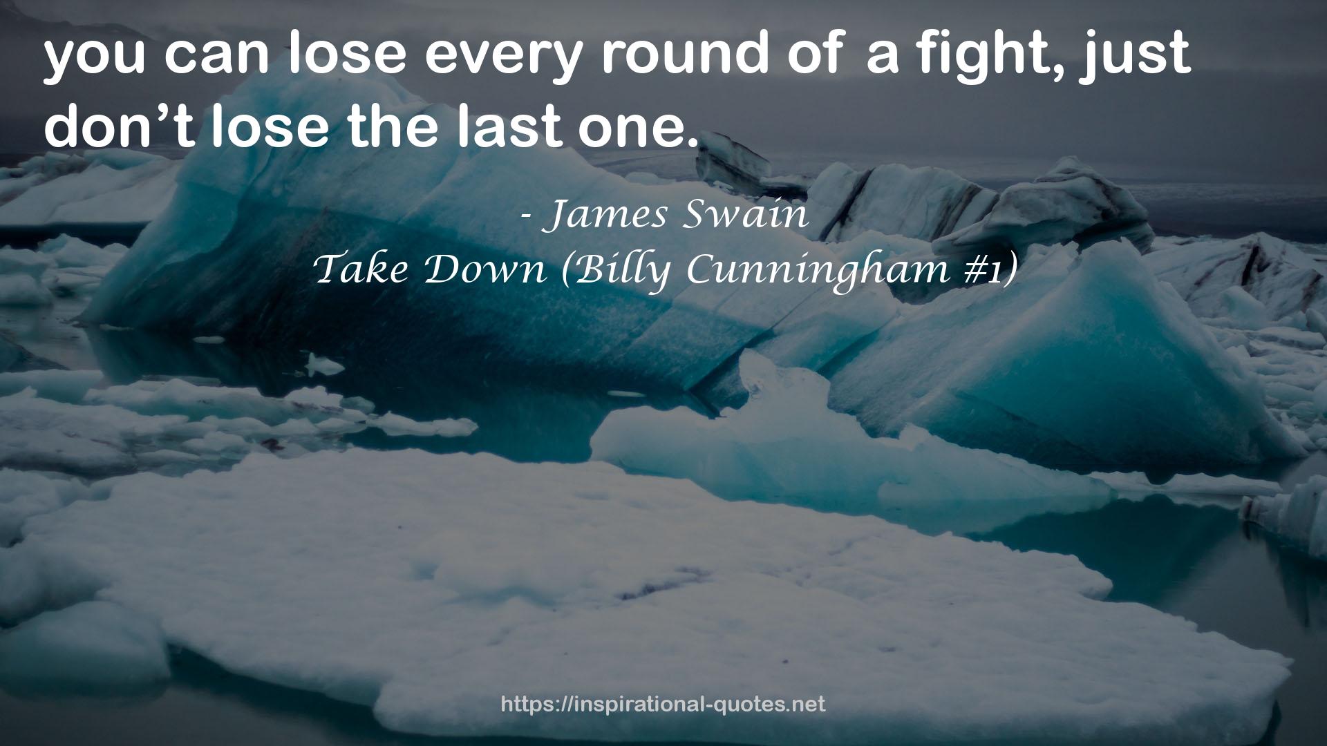 Take Down (Billy Cunningham #1) QUOTES