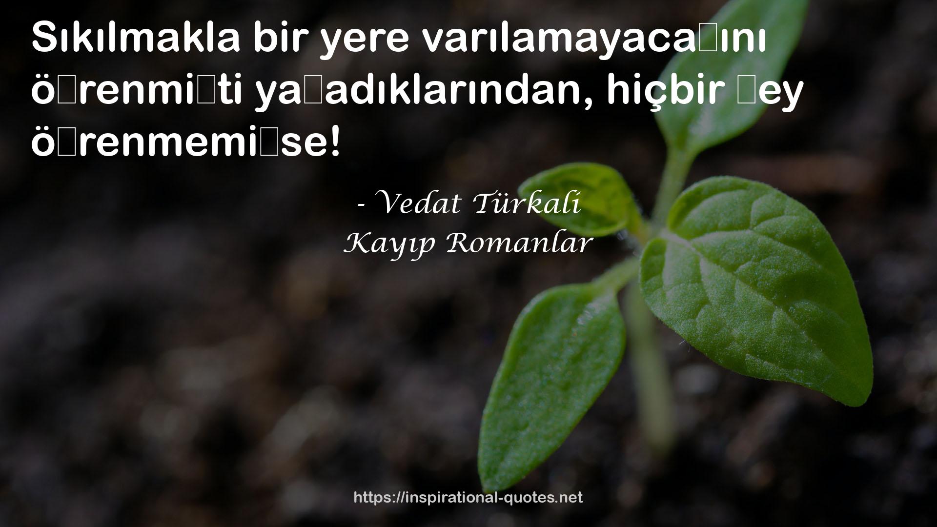 Vedat Türkali QUOTES