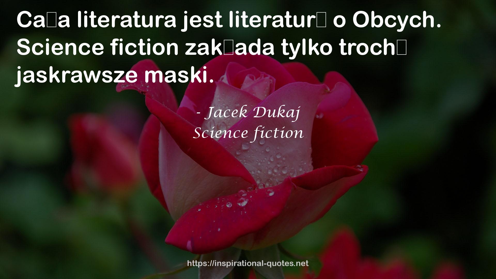 Science fiction QUOTES