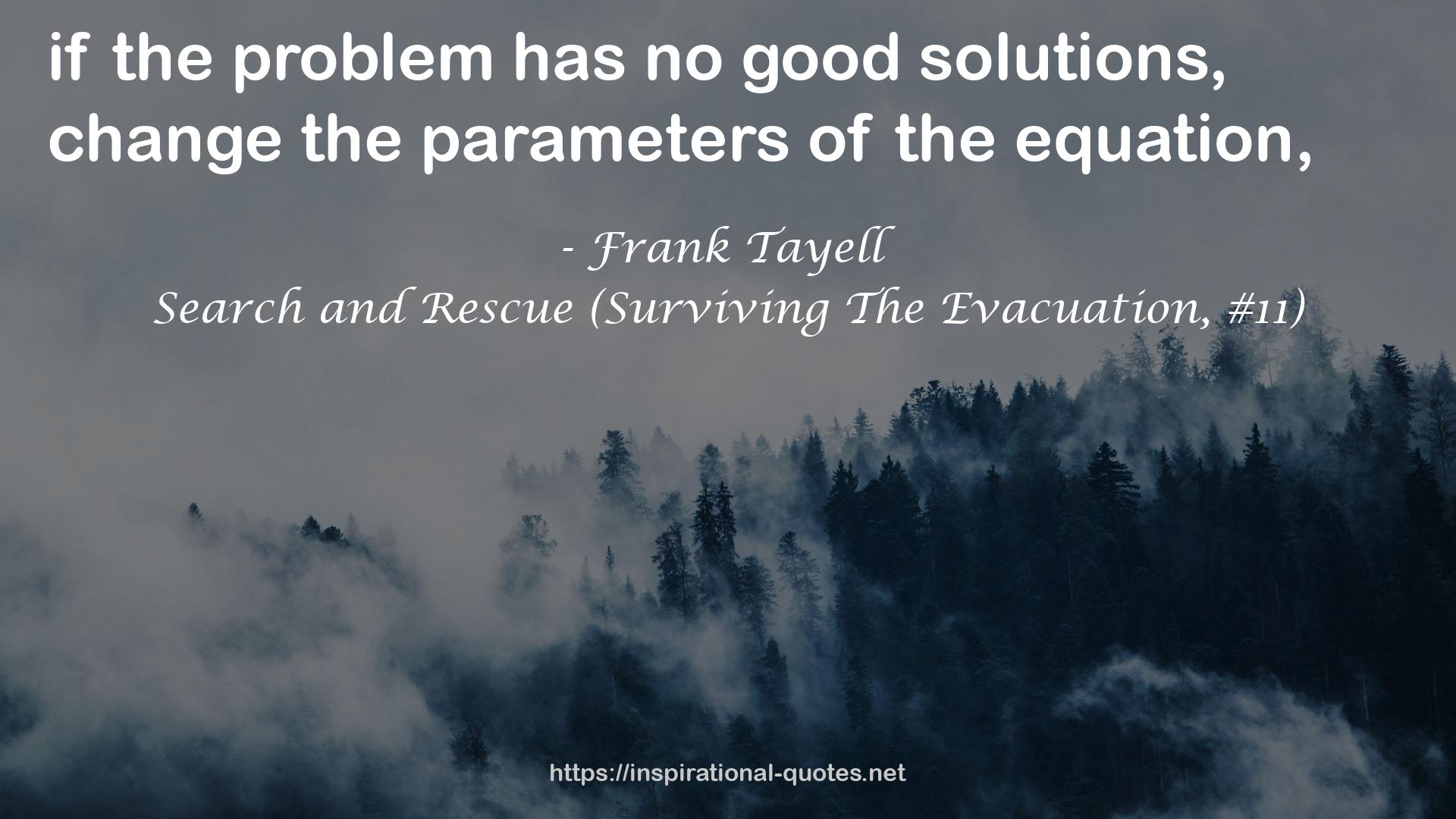 Search and Rescue (Surviving The Evacuation, #11) QUOTES