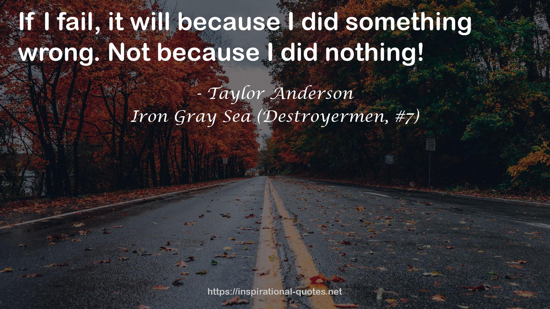 Iron Gray Sea (Destroyermen, #7) QUOTES