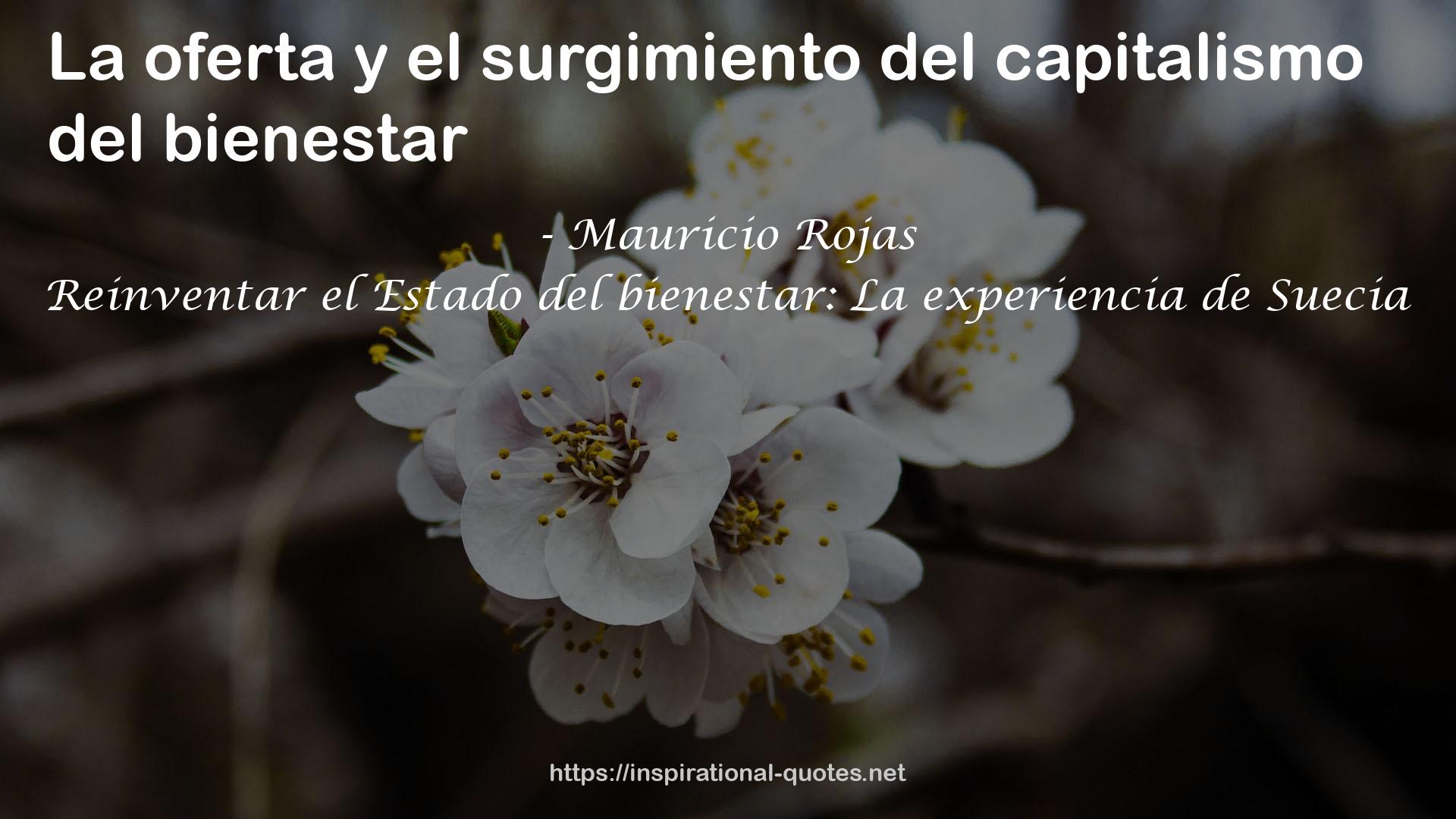 Reinventar el Estado del bienestar: La experiencia de Suecia QUOTES