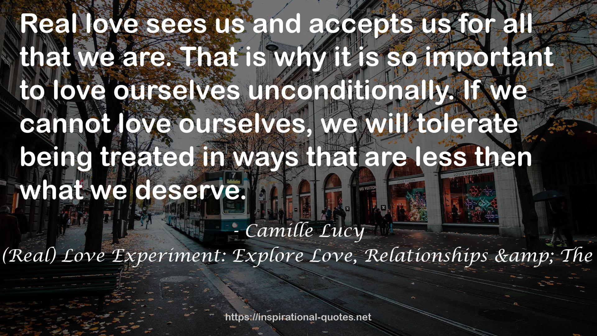 The (Real) Love Experiment: Explore Love, Relationships & The Self QUOTES