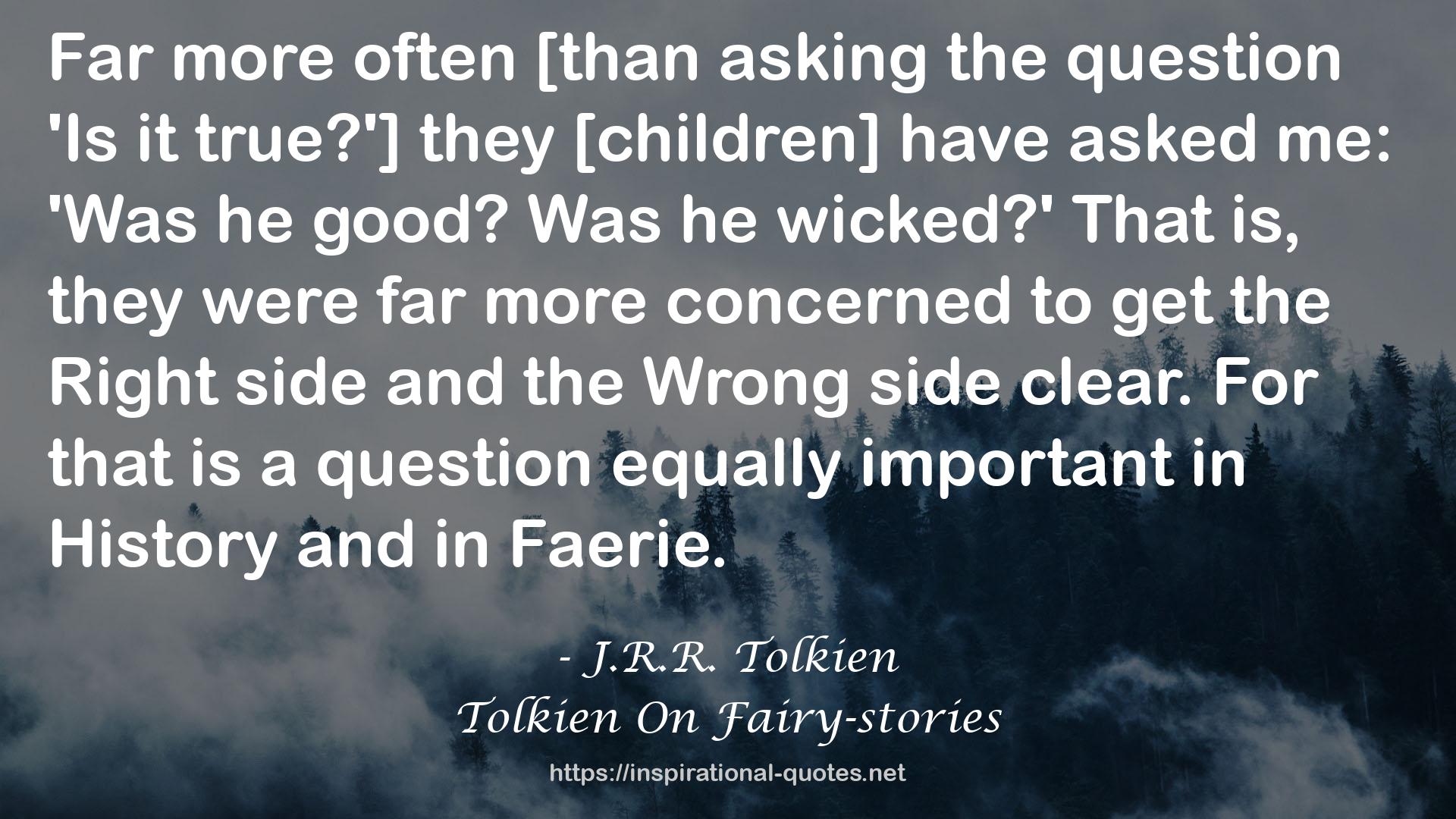 J.R.R. Tolkien QUOTES