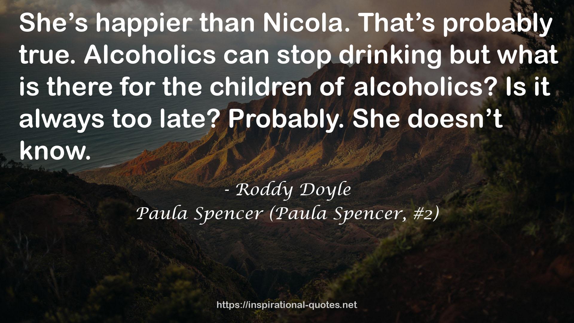Paula Spencer (Paula Spencer, #2) QUOTES