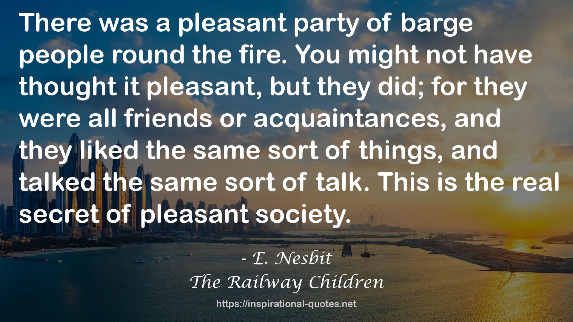 a pleasant party  QUOTES