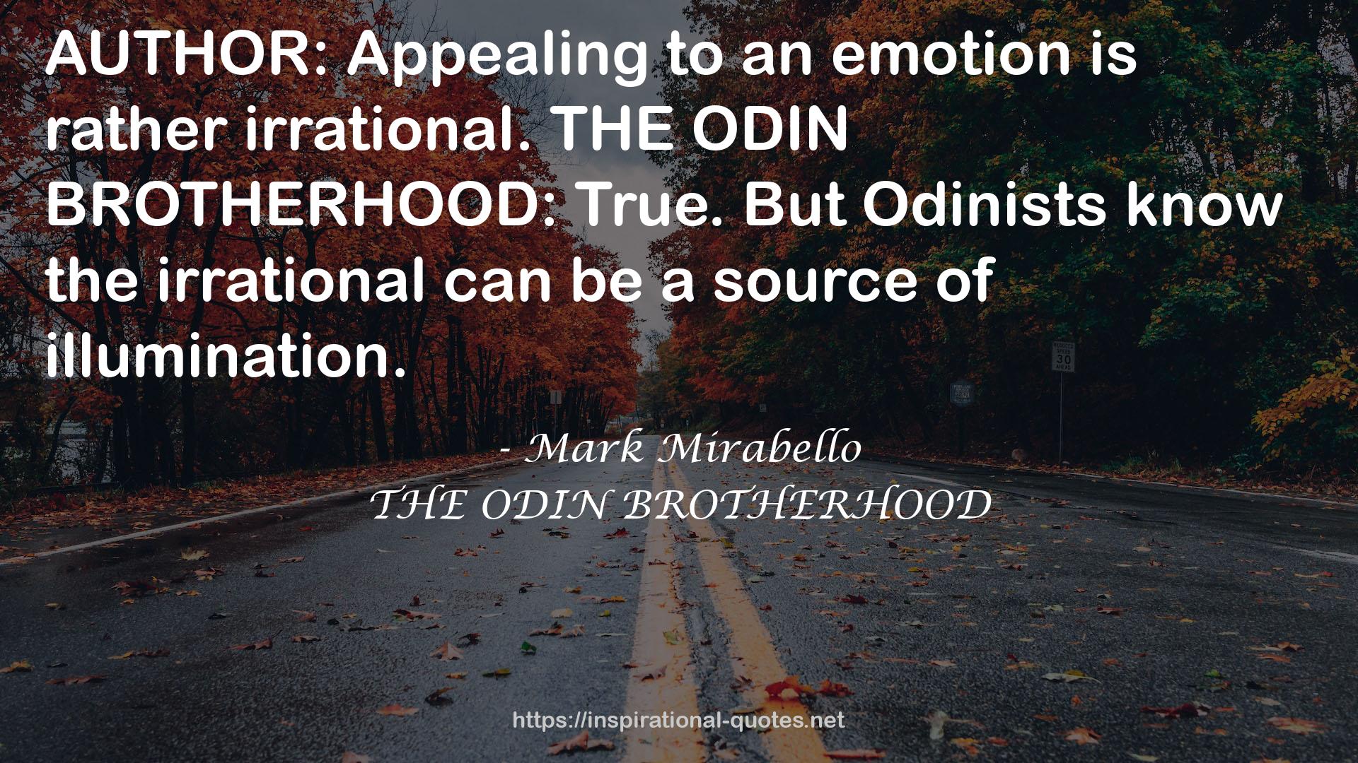 THE ODIN BROTHERHOOD QUOTES