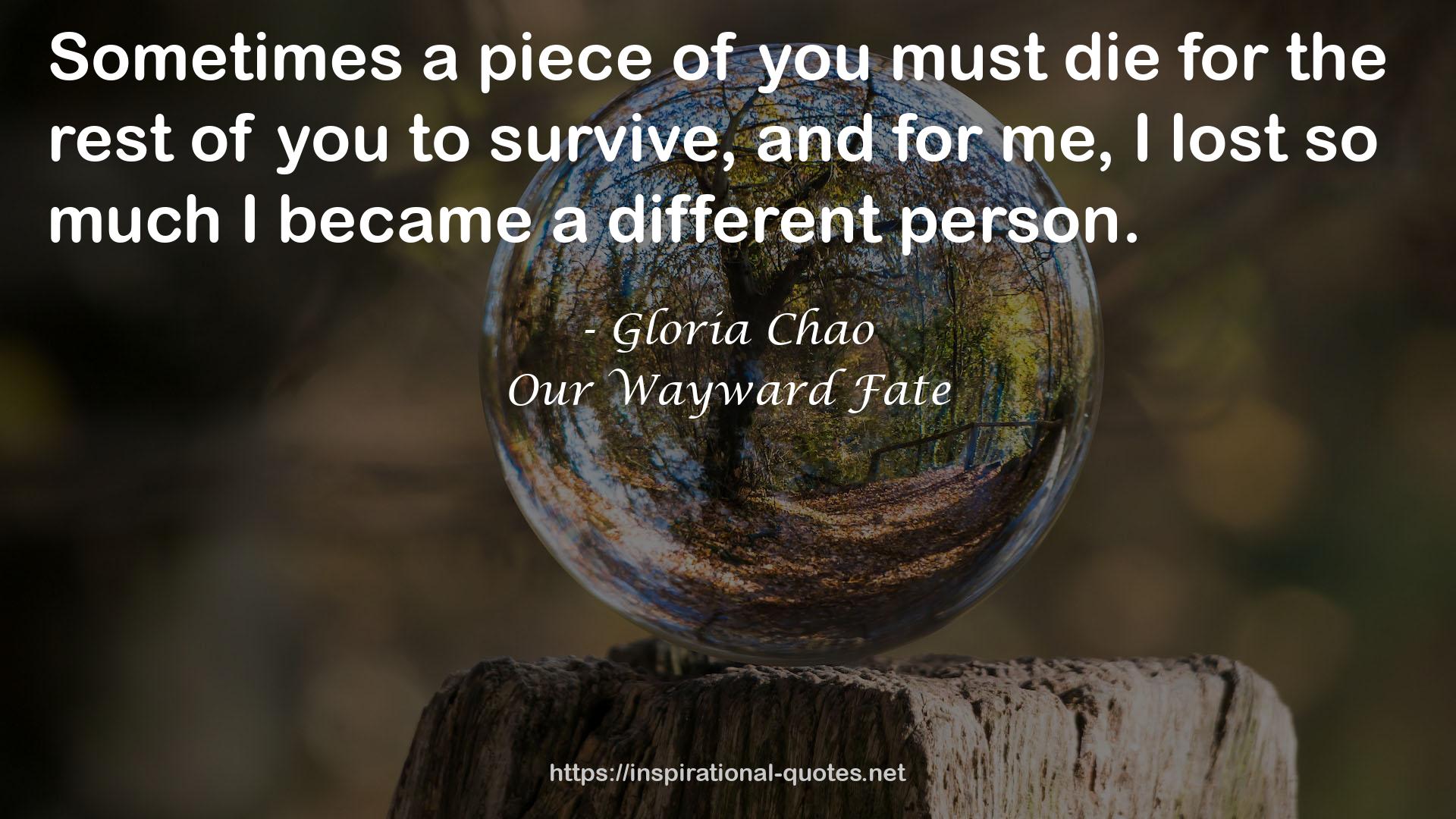 Our Wayward Fate QUOTES