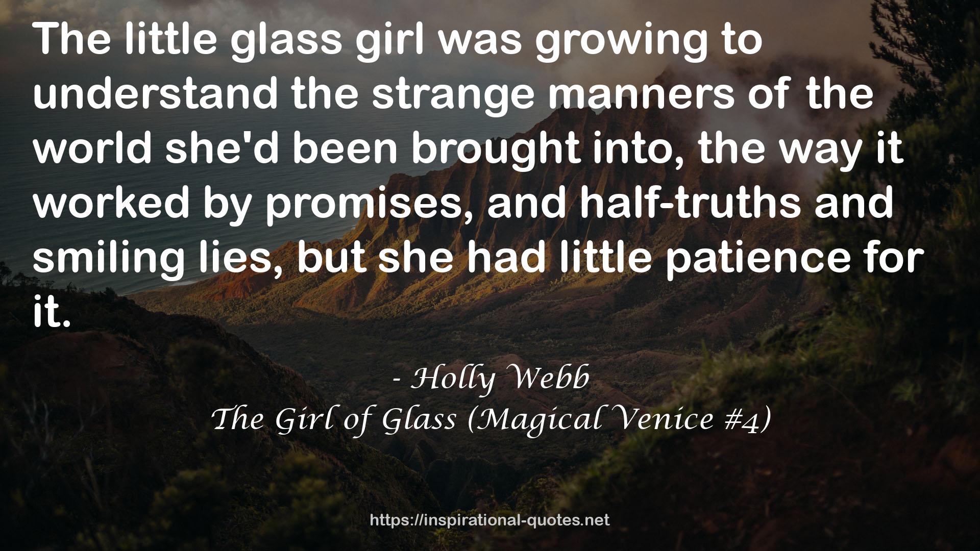 The Girl of Glass (Magical Venice #4) QUOTES