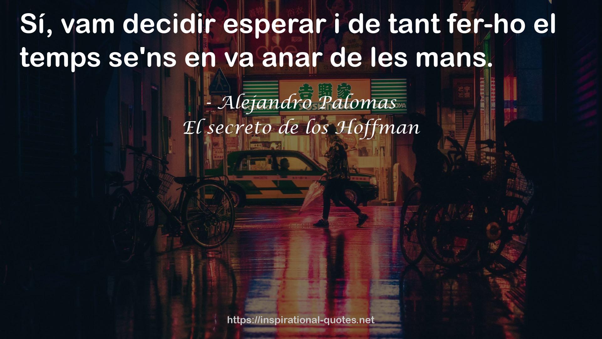 El secreto de los Hoffman QUOTES