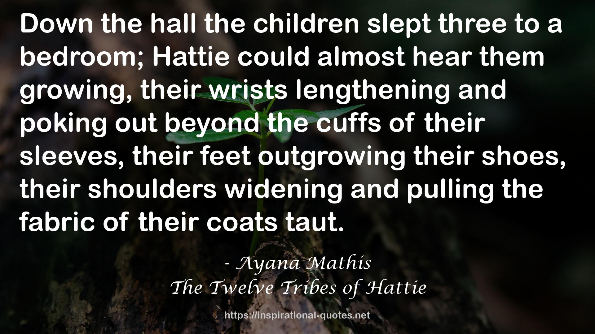 The Twelve Tribes of Hattie QUOTES