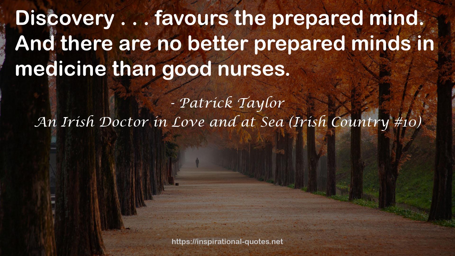 An Irish Doctor in Love and at Sea (Irish Country #10) QUOTES