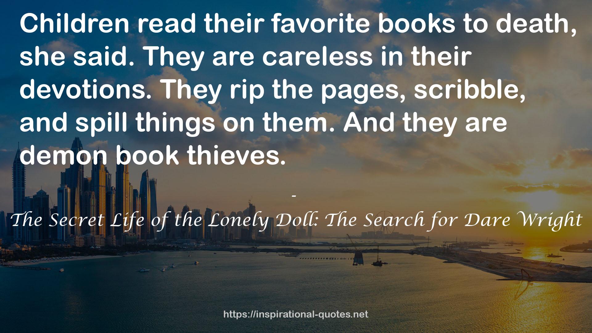 their favorite books  QUOTES