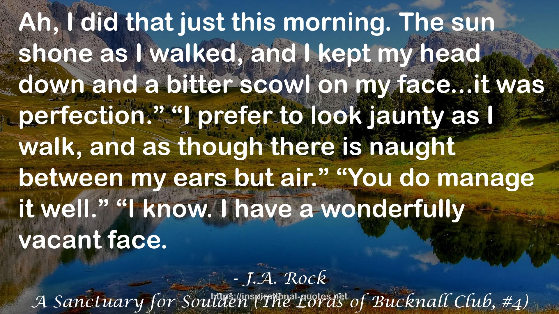 A Sanctuary for Soulden (The Lords of Bucknall Club, #4) QUOTES