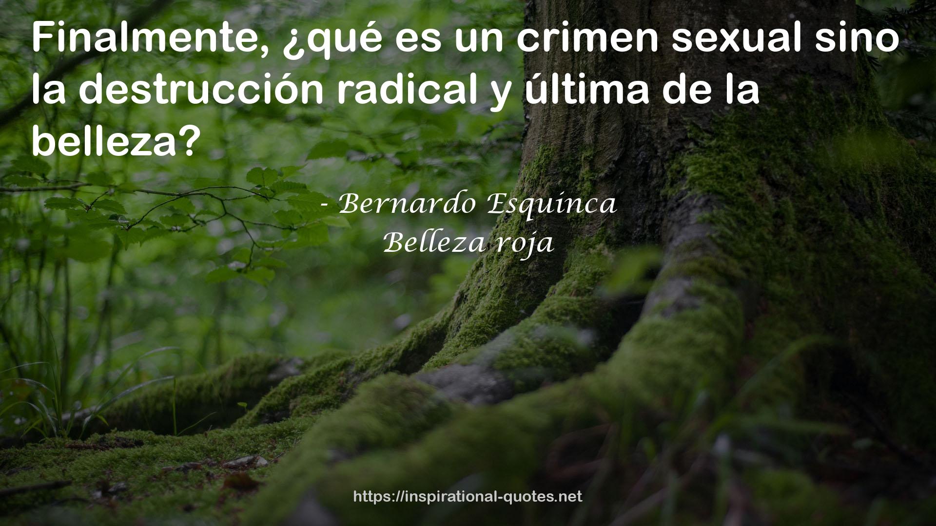 Belleza roja QUOTES