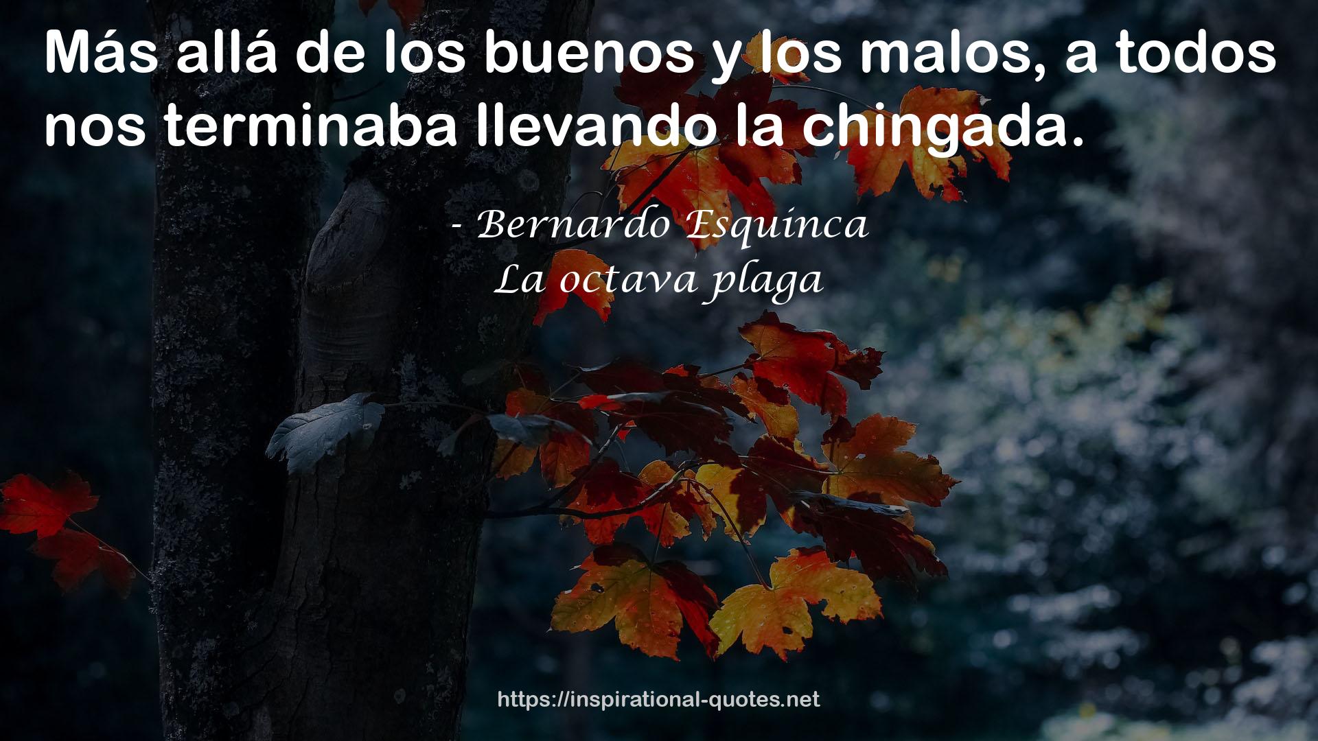 La octava plaga QUOTES