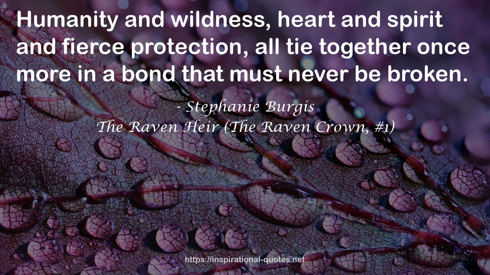 The Raven Heir (The Raven Crown, #1) QUOTES