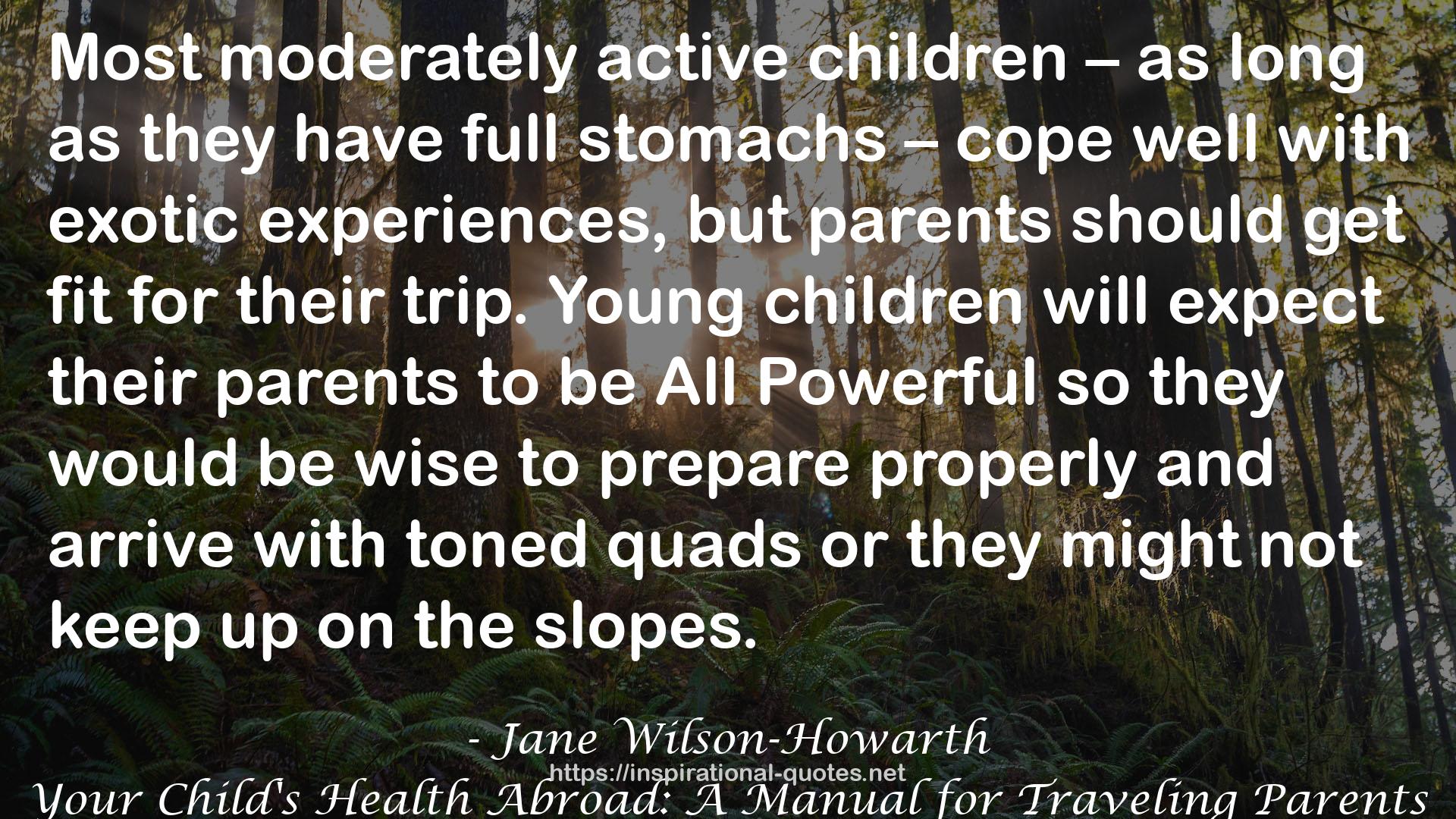 Jane Wilson-Howarth QUOTES