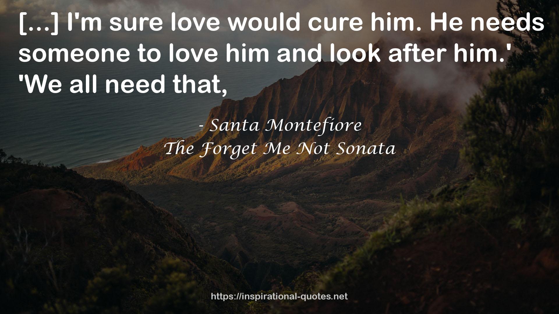 The Forget Me Not Sonata QUOTES