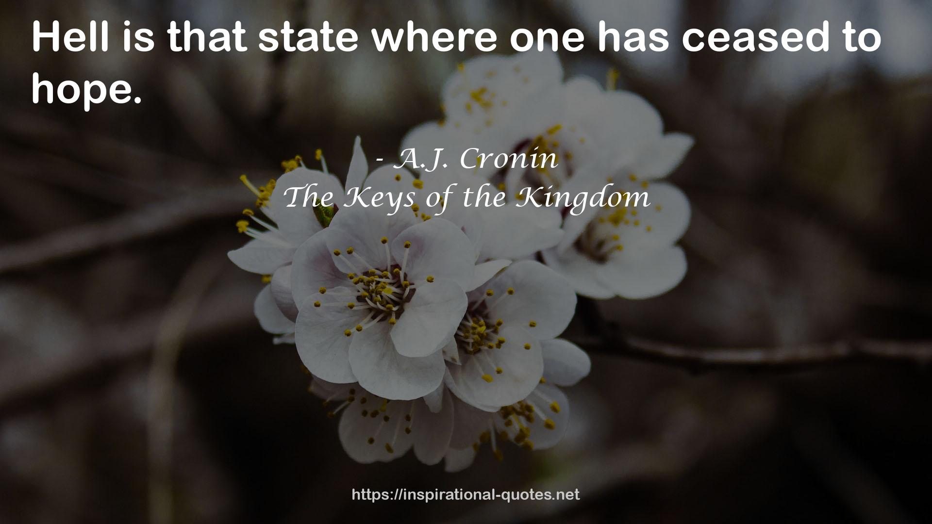 The Keys of the Kingdom QUOTES