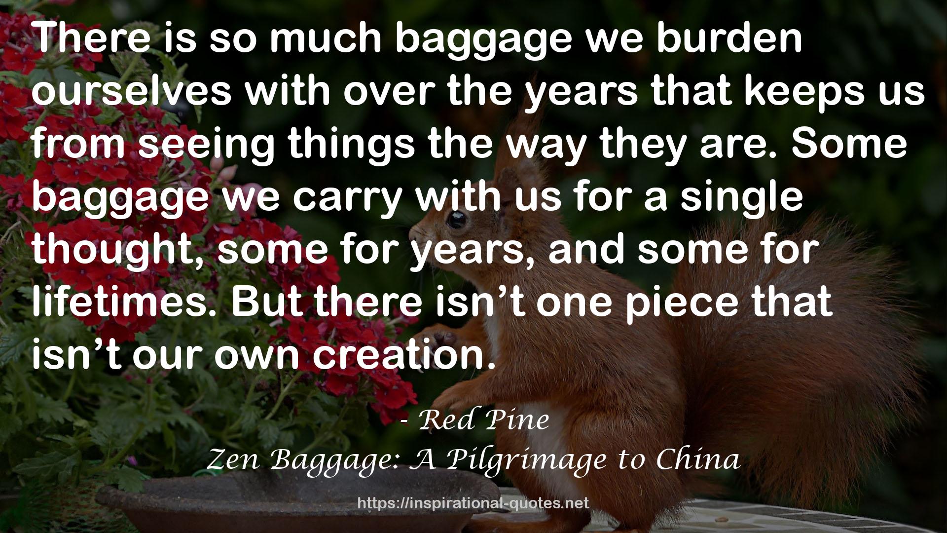 Zen Baggage: A Pilgrimage to China QUOTES