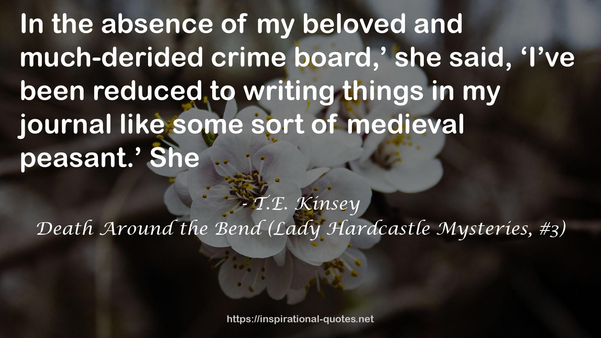 Death Around the Bend (Lady Hardcastle Mysteries, #3) QUOTES