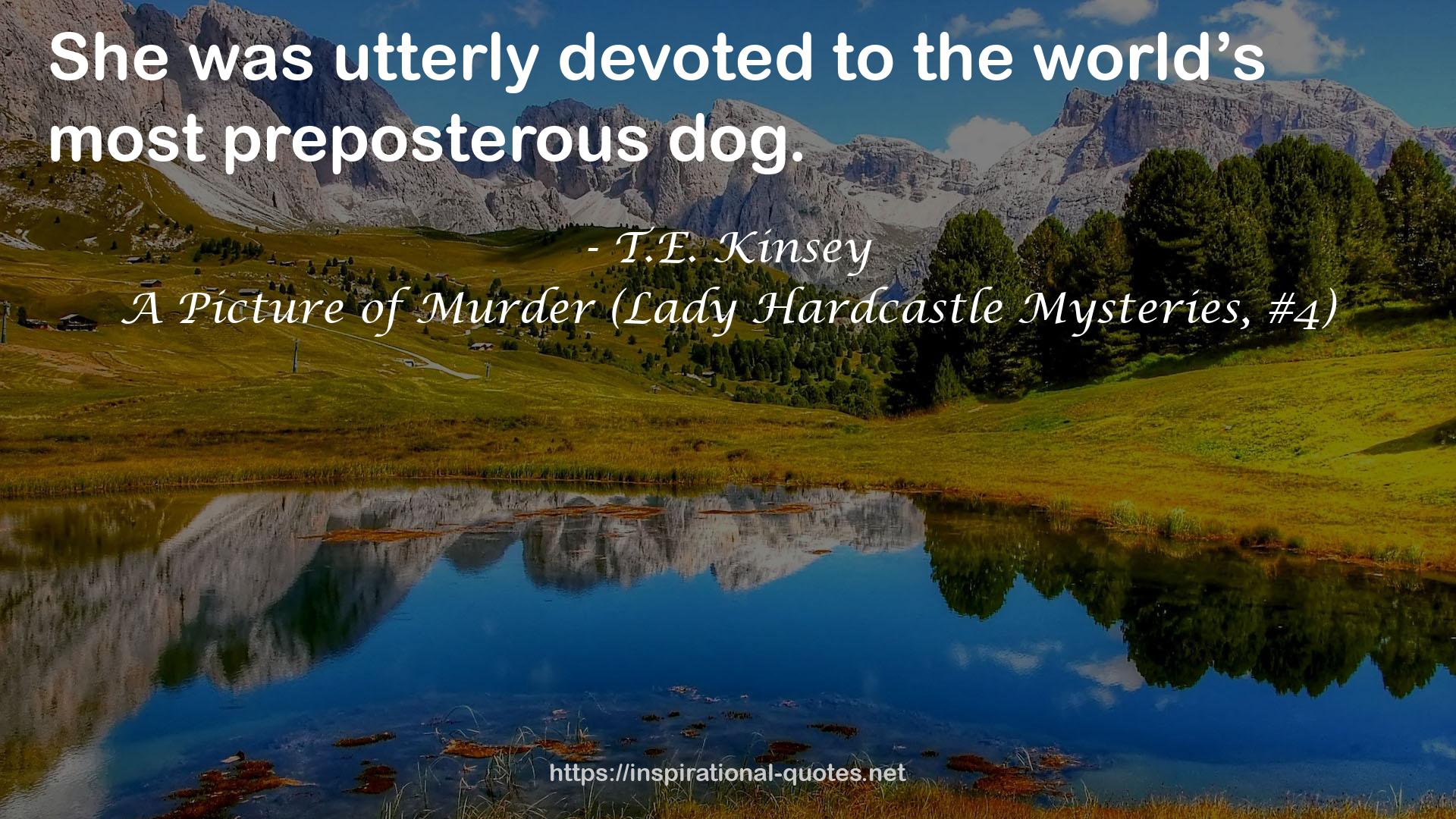 A Picture of Murder (Lady Hardcastle Mysteries, #4) QUOTES