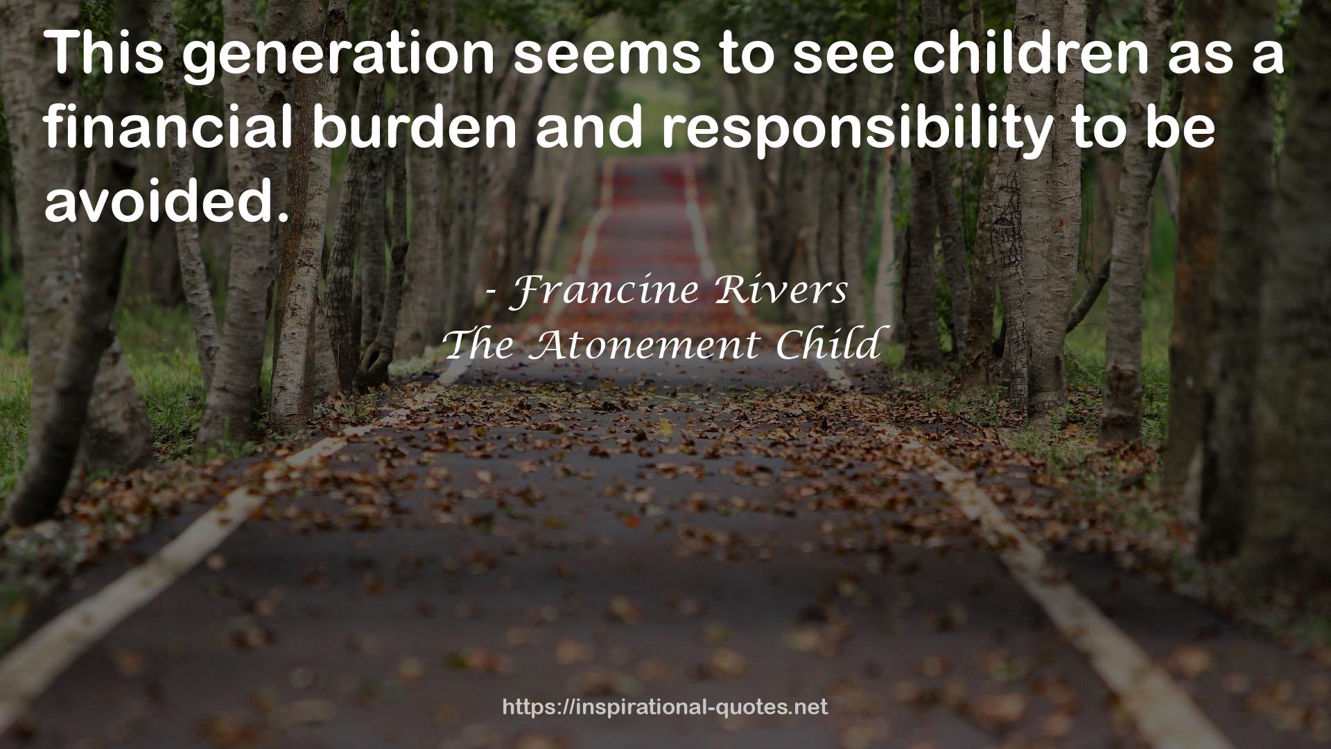 The Atonement Child QUOTES