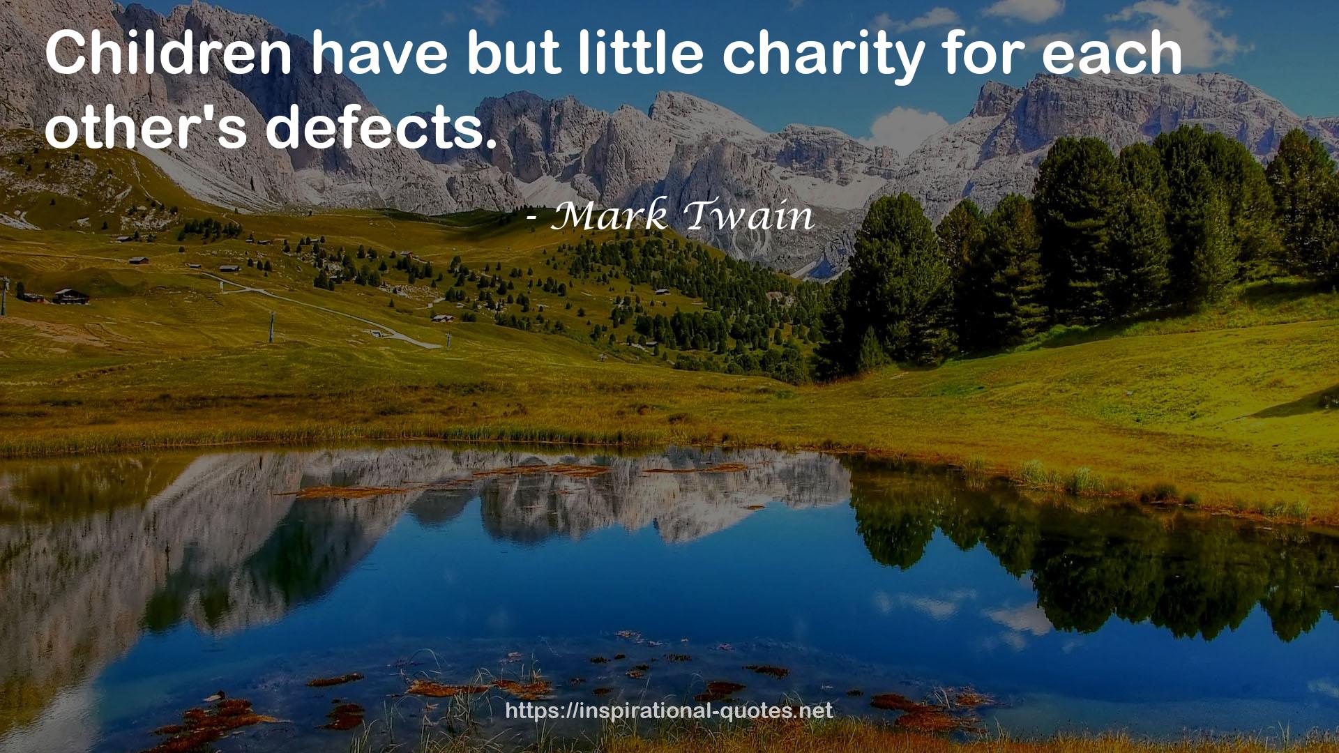 little charity  QUOTES