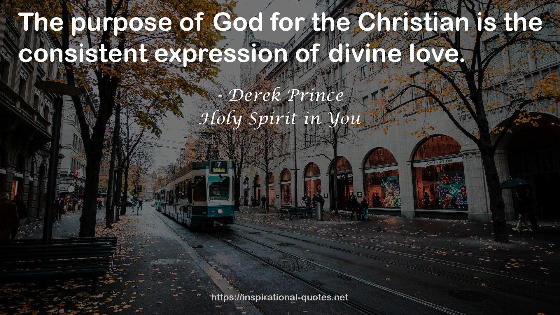 Holy Spirit in You QUOTES