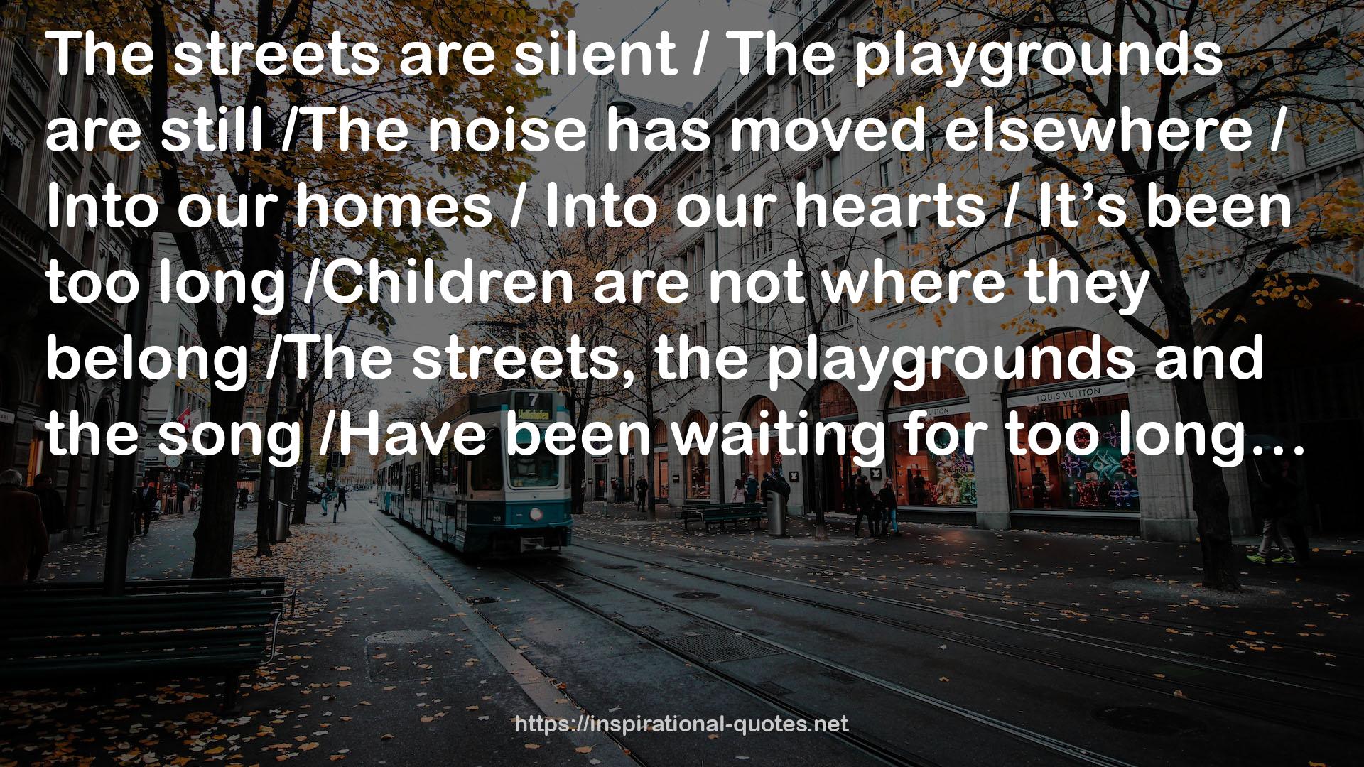 The playgrounds  QUOTES