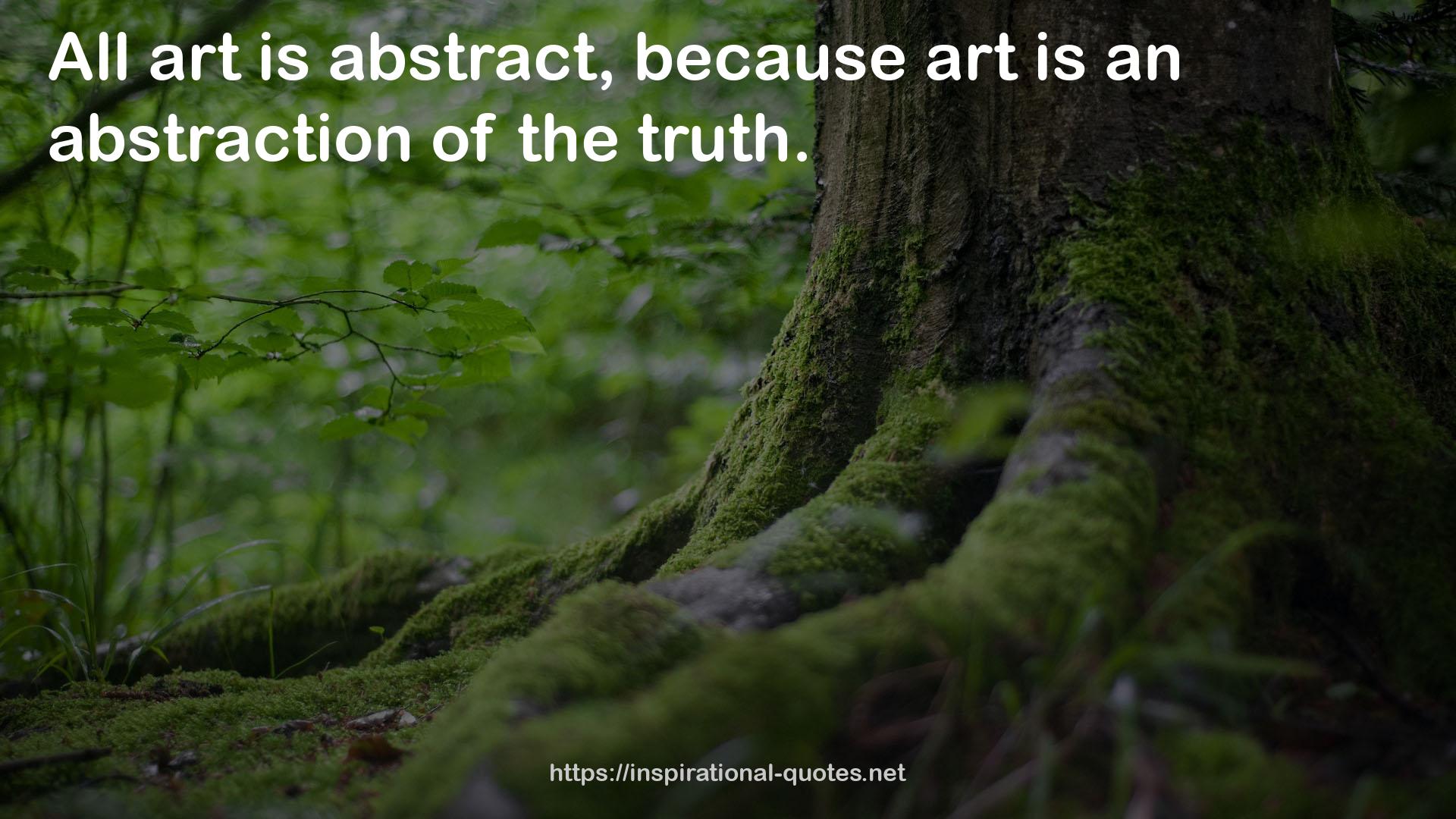 an abstraction  QUOTES