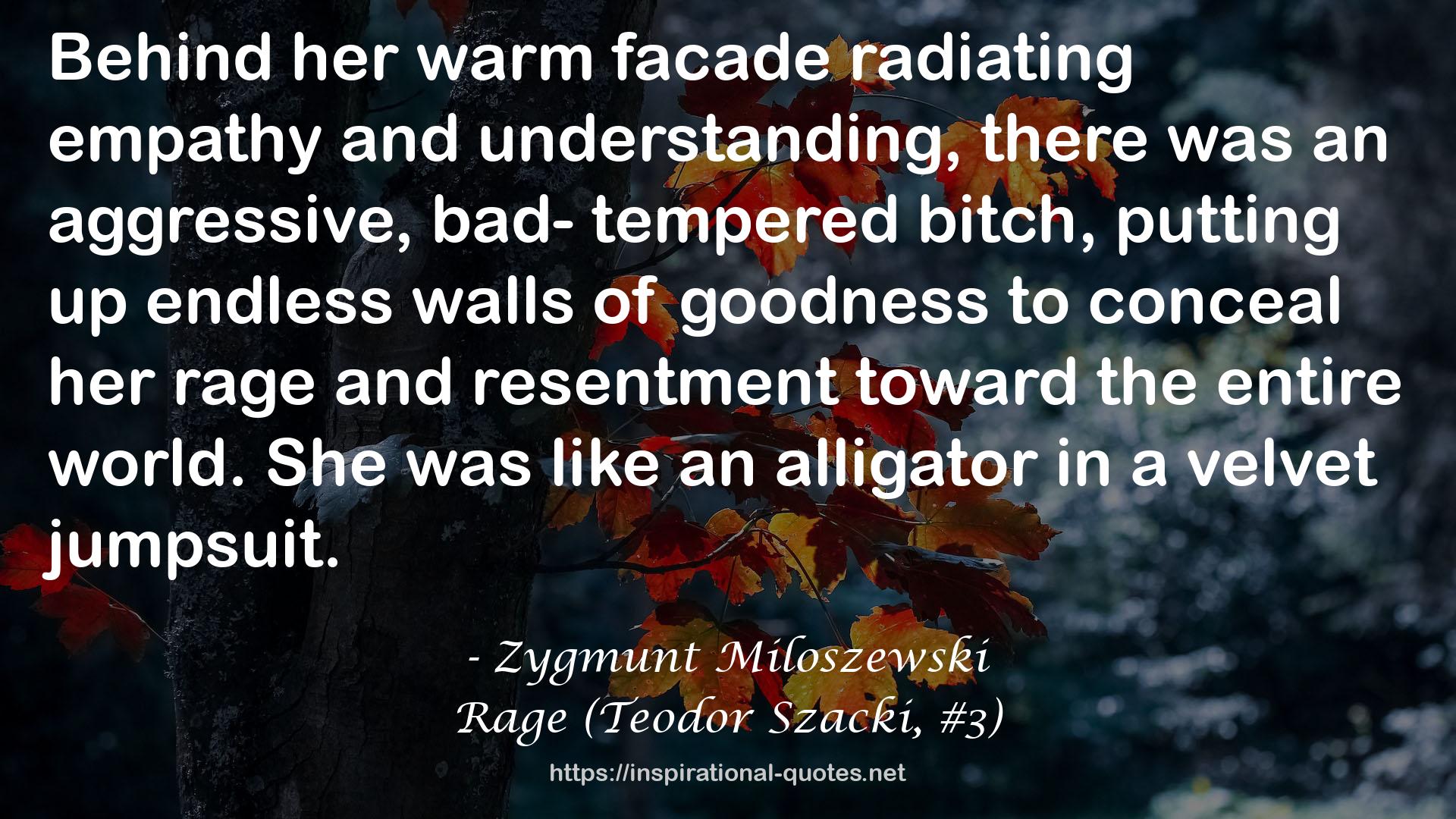 Rage (Teodor Szacki, #3) QUOTES