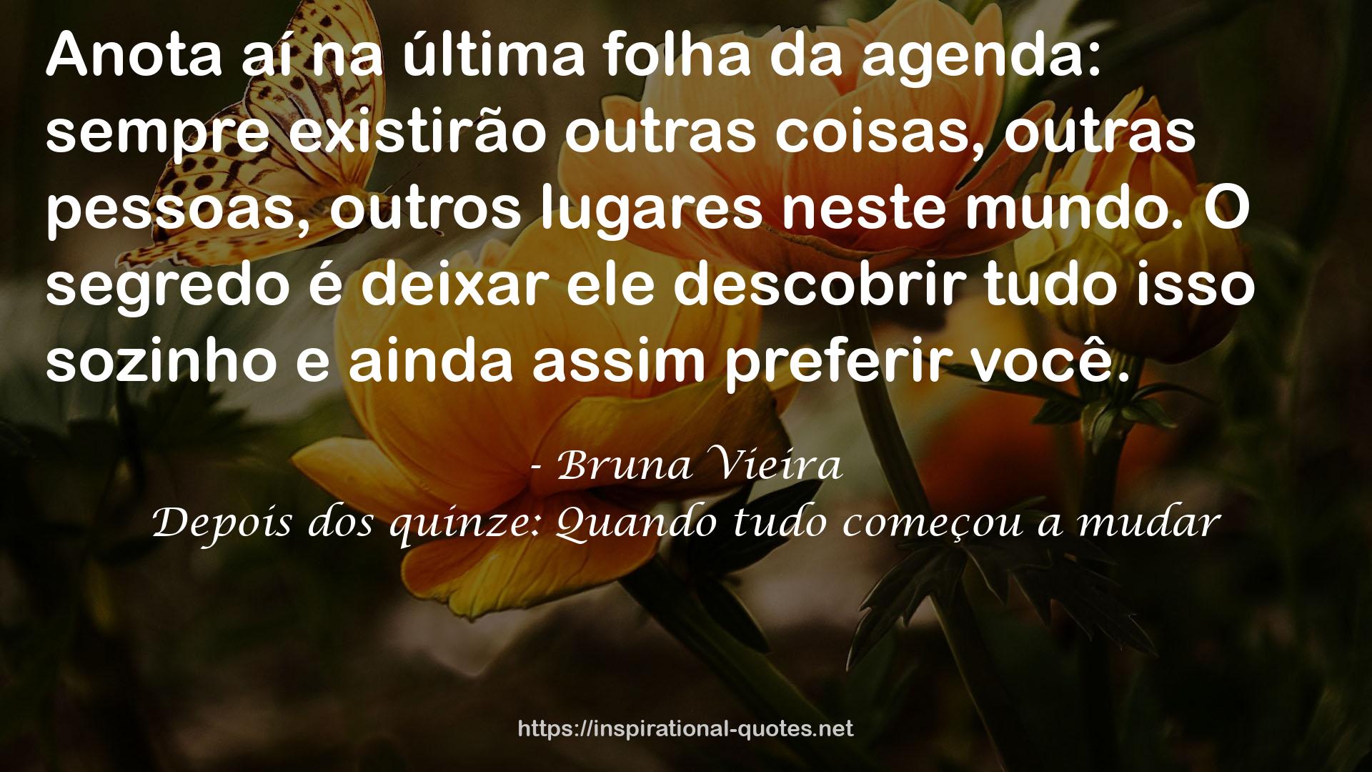 Depois dos quinze: Quando tudo começou a mudar QUOTES